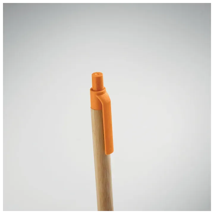 Push button ball pen in bamboo - MO2635 (MOCN#10)